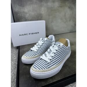 Marc Fisher Spryng3 Womens 9.5M Blue Casual Sneakers Platform Shoes